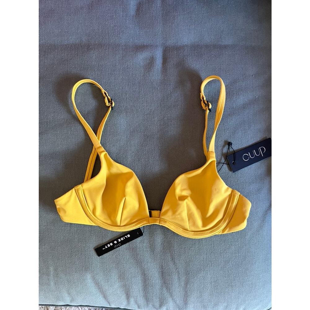 NWT Cuup The Plunge Swim Top in Bamboo